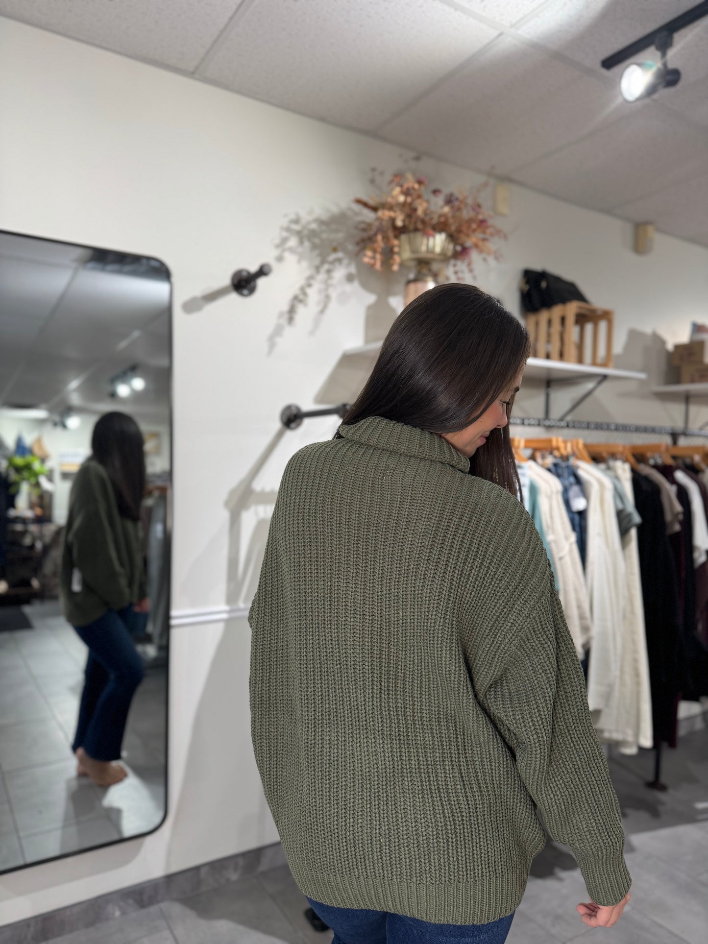 Delaney Sweater - Olive