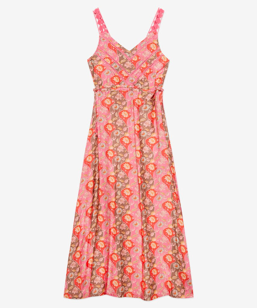 Crochet Strap Maxi Dress