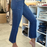 Kelsey High Rise Ankle Flare Jeans | Gnarly