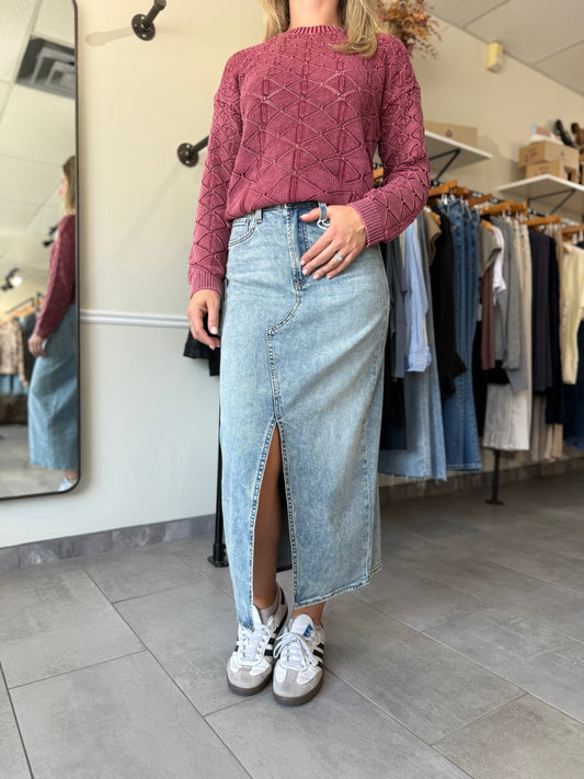 Vianna Denim Skirt -Narvik
