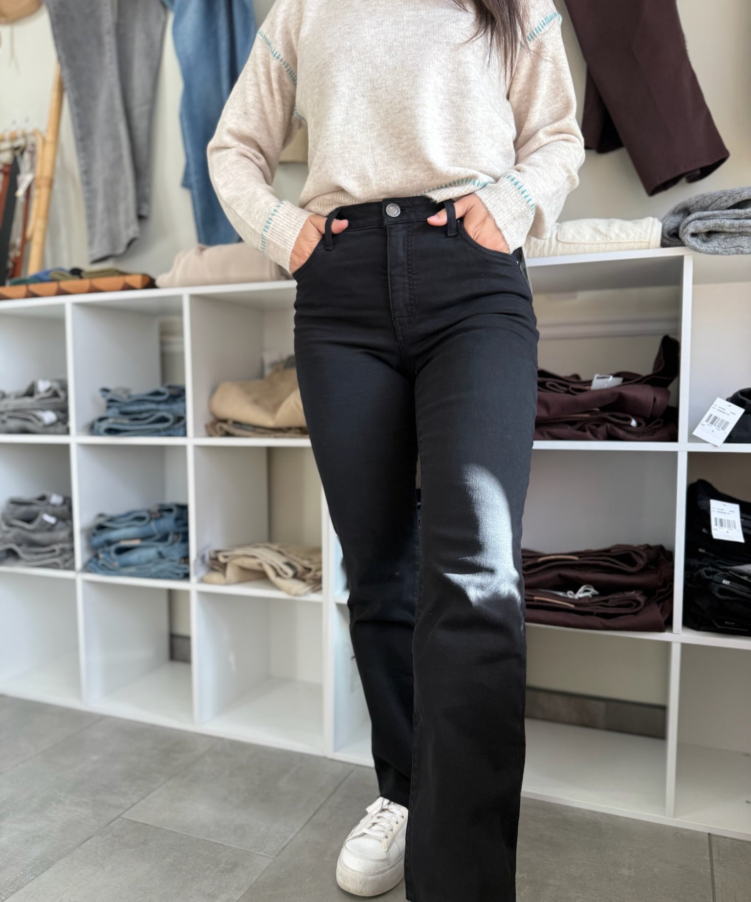 Kelsey High Rise Ankle Flares - Firm