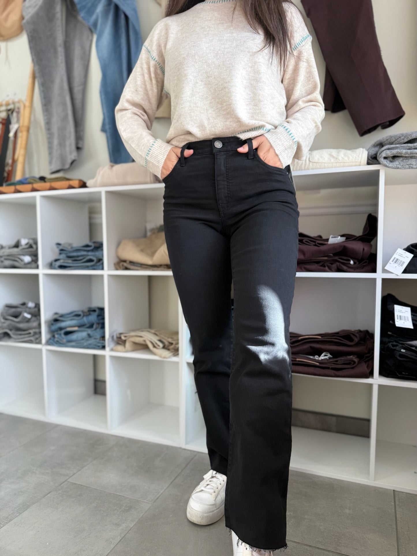 Kelsey High Rise Ankle Flares - Firm