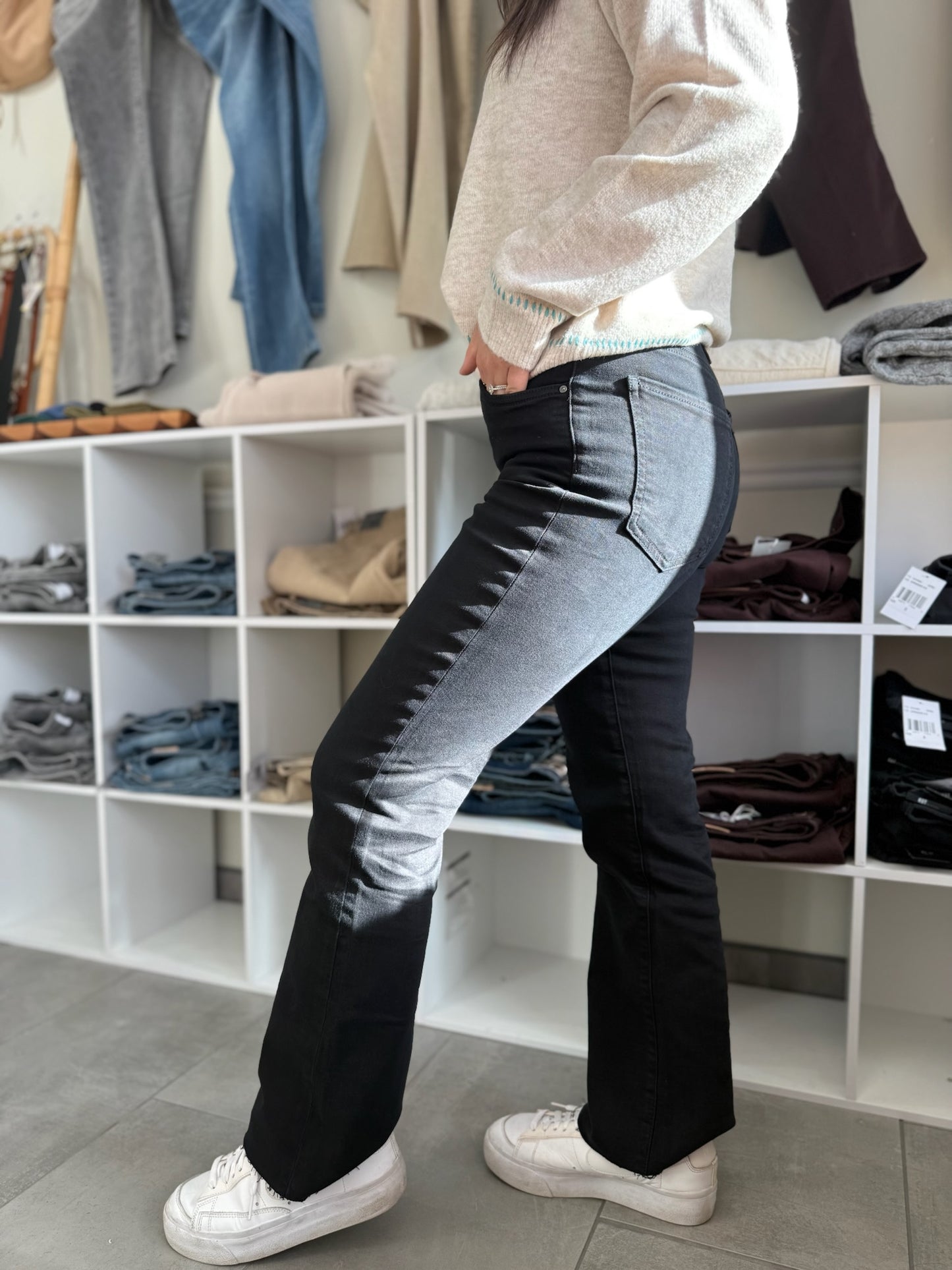 Kelsey High Rise Ankle Flares - Firm