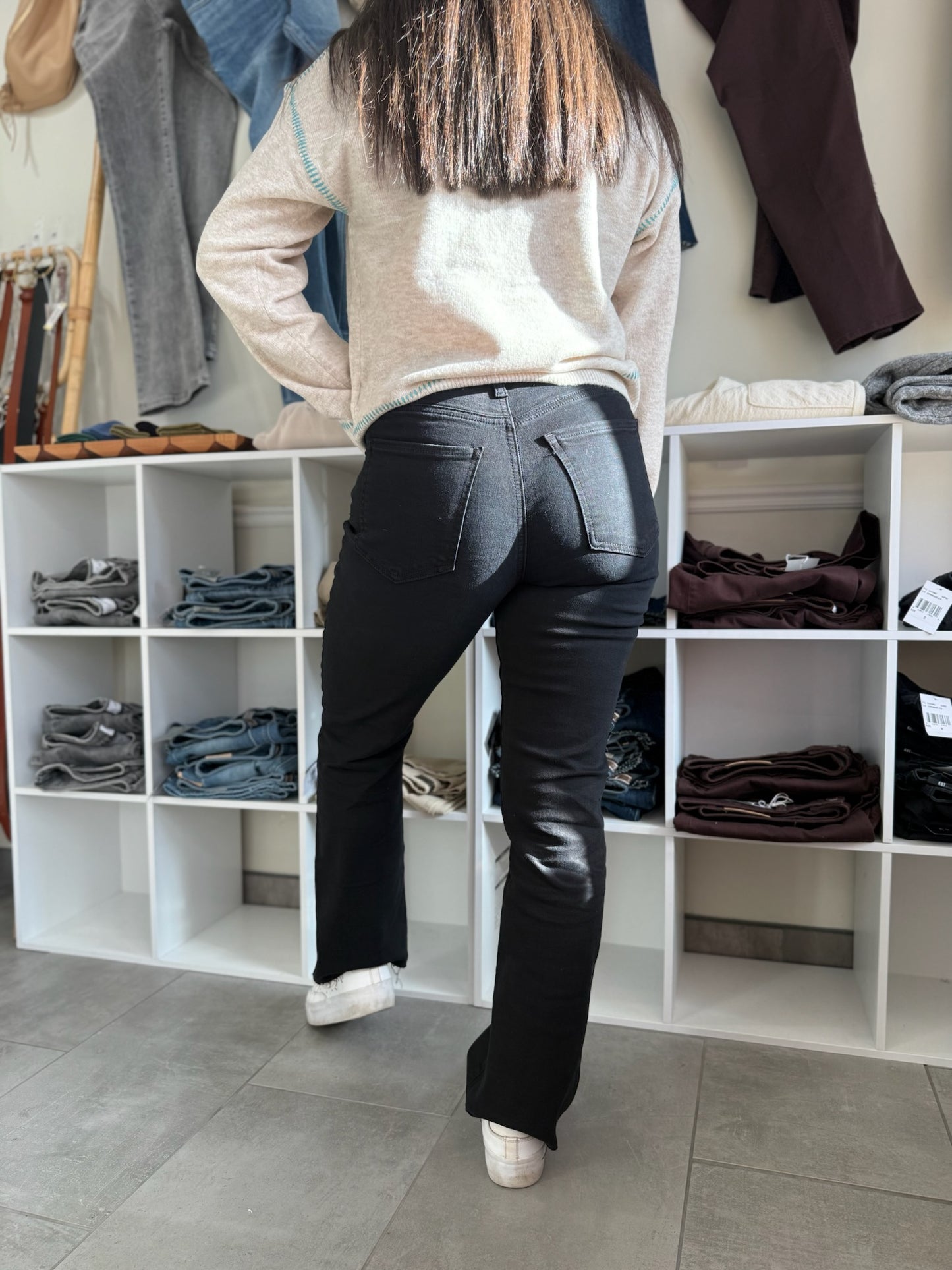 Kelsey High Rise Ankle Flares - Firm