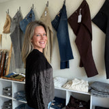 Niasha Cable Knit Crew Neck Sweater