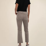 Kelsey Corduroy Ankle Flares - Rosemary