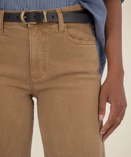 Charlotte High Rise Wide Leg - Caramel