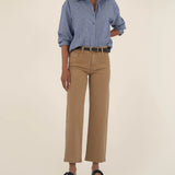 Charlotte High Rise Wide Leg - Caramel