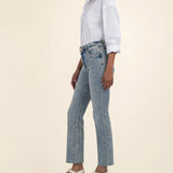 Kelsey High Rise Ankle Flare - Devotion