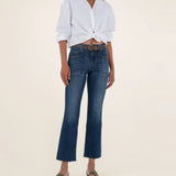 Kelsey High Rise Ankle Flare - Precocious