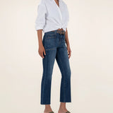 Kelsey High Rise Ankle Flare - Precocious