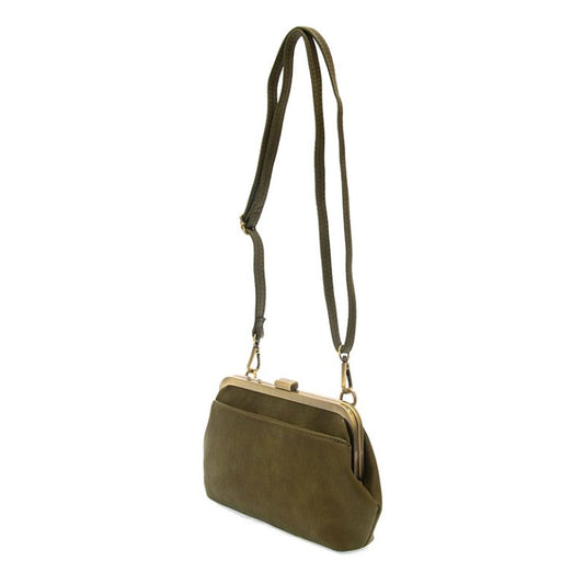 Vivie Kisslock Convertible Crossbody Wristlet