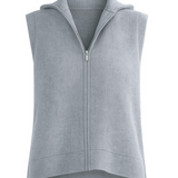 Zyma Sleeveless Sweater Vest | Heather Grey