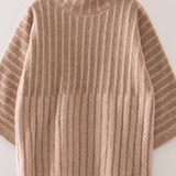 Very J Ribbed Mock Neck Sweater