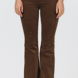 Florence Bootcut Pinwale Corduroy Pants | Cappuccino
