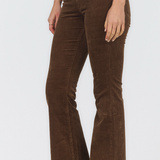 Florence Bootcut Pinwale Corduroy Pants | Cappuccino