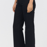 Holly High Waist Seamed Straight Leg Jeans | Black Arrow