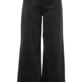 Meg Wide Leg Corduroy Pants | Charcoal