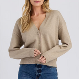Olive Cardigan | Oat