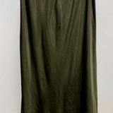 Silky Slip Skirt | Olive
