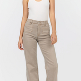 Holly High Rise Straight Leg Jeans | Mink