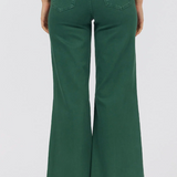 Fiona High Rise Wide Leg Jeans | Pineneedle