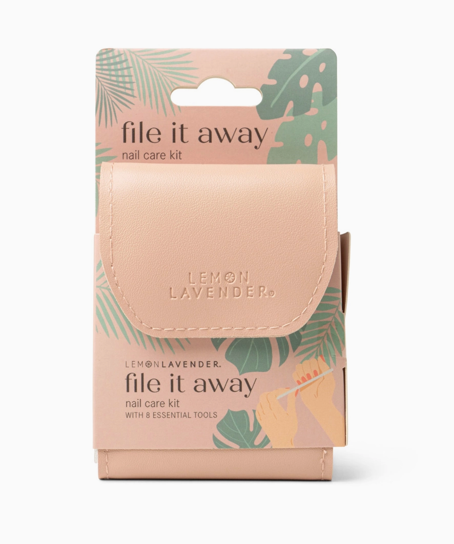 Lemon Lavender File It Away Nail Care Kit