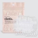 Kitsch No-Snag Hair Elastics 100-Piece Set –|Clear