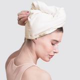 Kitsch Quick Dry Hair Towel | Ivory