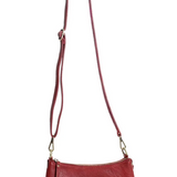 Nicolette Curved Vegan Leather Shoulder & Crossbody Bag