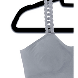 Strap Its | Gray Loops Bra