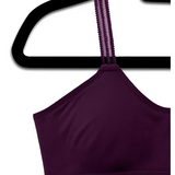Strap Its | Barely There Burgundy Bra