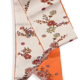 Sunset Floral + Flutter Reversible Scarf