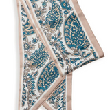 Broad Paisley Double Sided Scarf