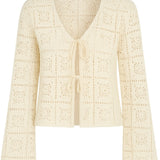 Daisy Crochet Sweater | Vintage Cream