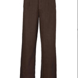 Meg High Rise Wide Leg Pants | Chocolate