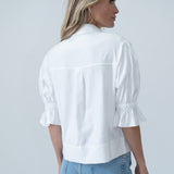 Christine Short Sleeve Jacket - White