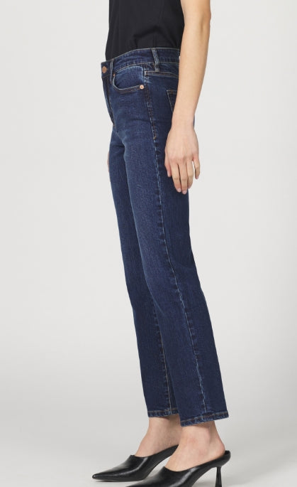 Anika High Rise Ankle Flare Jeans - Moonlight