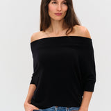 Short Sleeve Anywhere Top |Black
