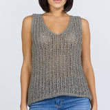 Ulyssa Knit Tank Top | Vibrant Stone