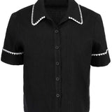 Marisol Button Front Top