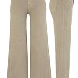 Meg High Rise Wide Leg Jeans | Milk Tea