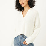 The Riley Pullover | Chalk