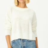 The Walker Pullover | Chalk