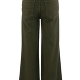 Meg High Rise Fab Ab Wide Leg Jeans | Tuscan Olive