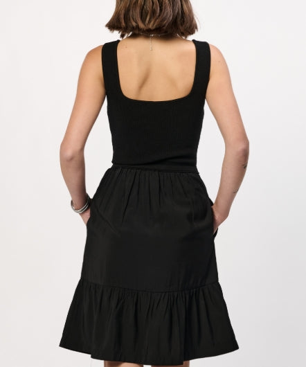 Calypso Sweetheart Tiered Midi Dress