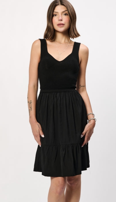 Calypso Sweetheart Tiered Midi Dress