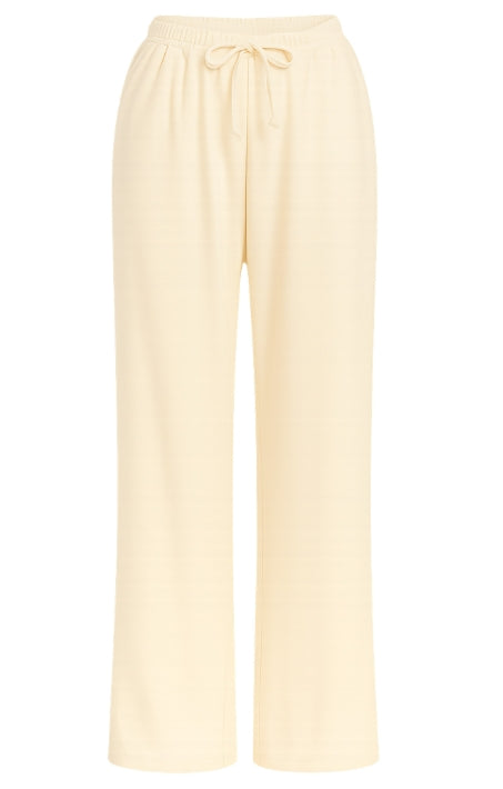 Zahara Drawstring Pants | Pale Yellow