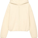 Kaia Full Zip Hoodie | Pale Yellow