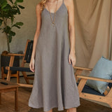 Italian Maxi Slip Dress | Mocha